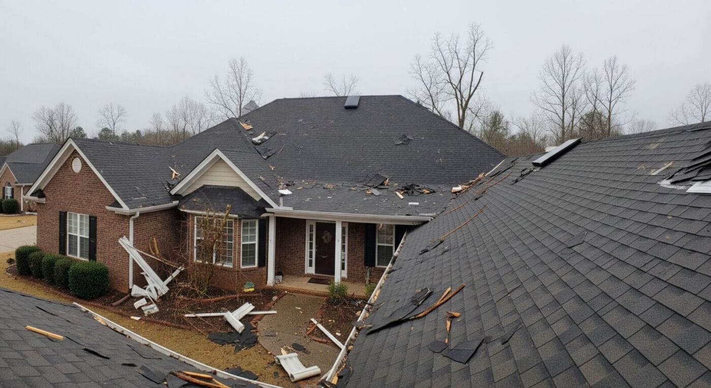 Storm Damage Roof Repair in Huntsville, Alabama