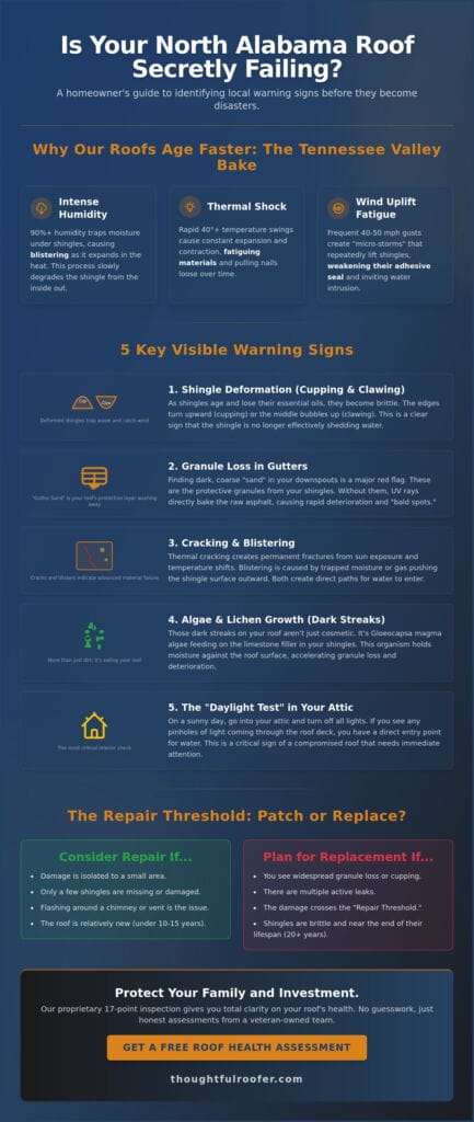 12 Critical Signs You Need a New Roof in Alabama: The 2026 Homeowner’s Guide