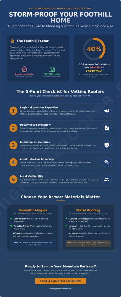 Best Roofers in Owens Cross Roads, AL: A Guide to Quality and Local Expertise (2026)