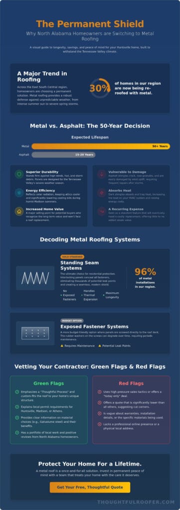 Expert Metal Roofing Contractors in Huntsville: A Guide to Lasting Protection