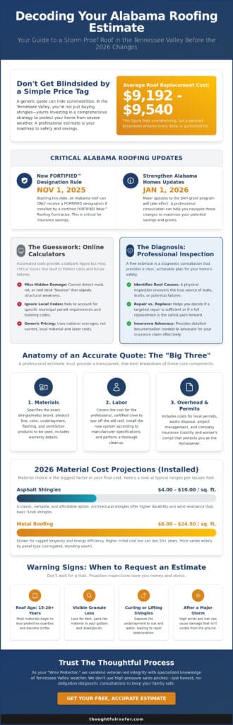 Free Estimates on Your Roof: A Homeowner’s Guide to Accurate Quotes in 2026