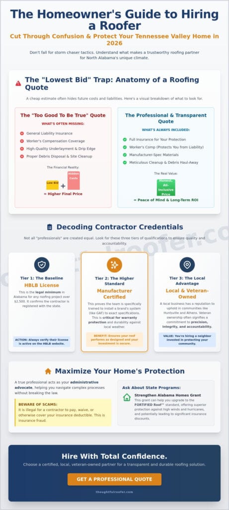 Roof Contractor Myths vs. Reality: A 2026 Guide for North Alabama Homeowners