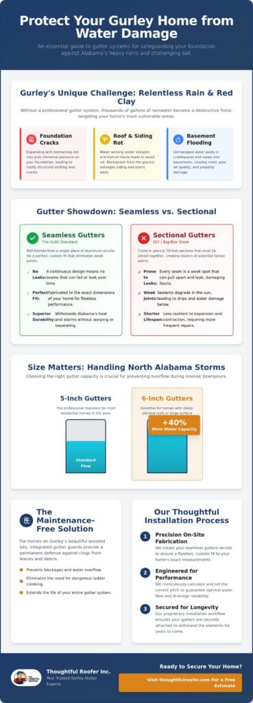 Professional Gutter Installation in Gurley, AL: Protecting Your Home’s Foundation