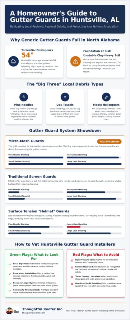 Gutter Guard Reviews Huntsville AL: The 2026 Homeowner’s Guide to Lasting Protection