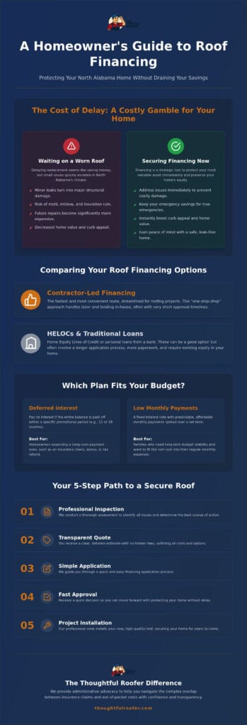 Roof Financing in Huntsville, AL: A Homeowner’s Guide to Smart Payment Options