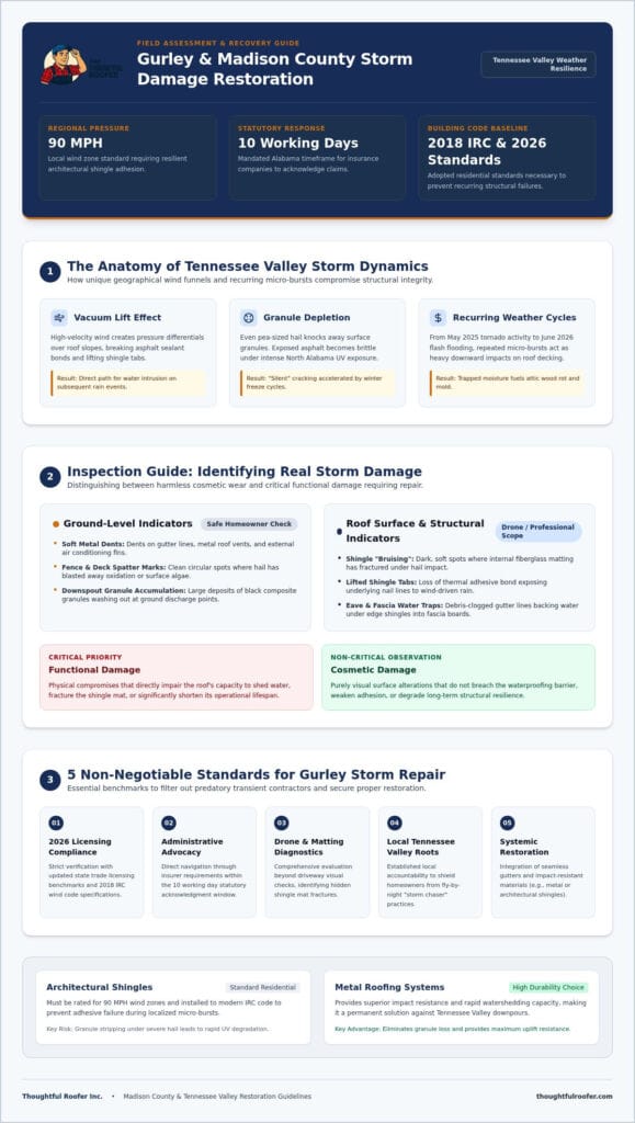 Gurley, AL Storm Damage Repair: The Homeowner’s Buying Guide (2026)